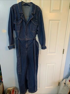 Lane Bryant Dark Blue Denim Topstitched Detail size 20